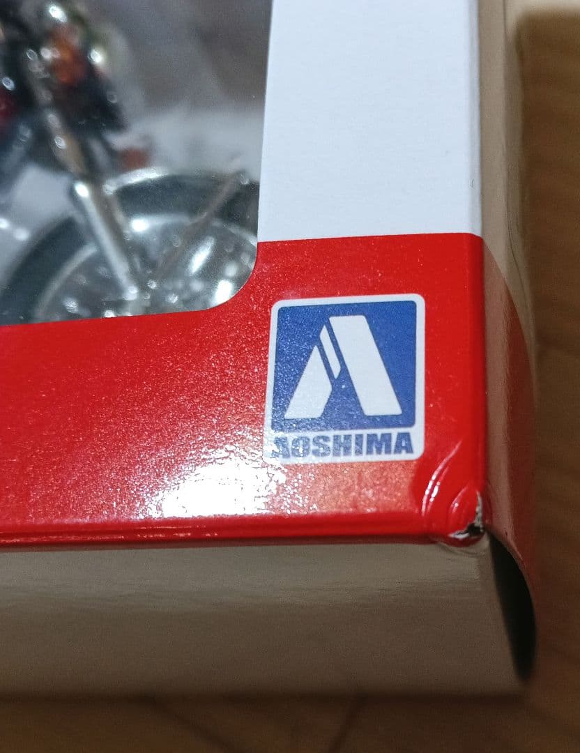 アオシマ 1/12 ホンダ CB400FOUR ライトルビーレッド