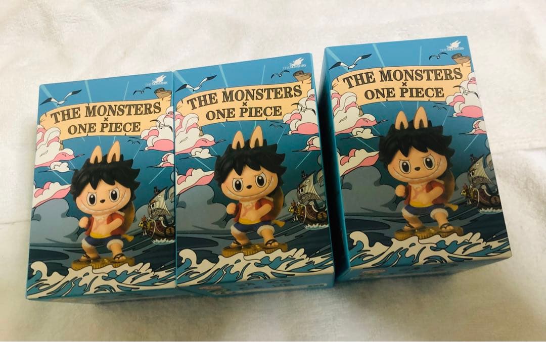 韓国限定　3個セット Labubu ONE PIECE コラボ 未開封