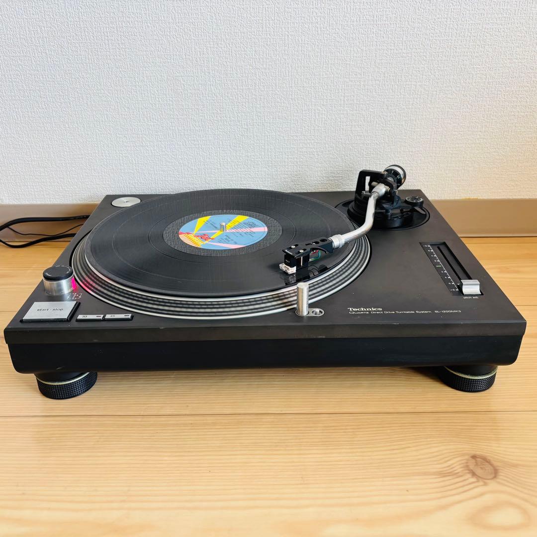 動作品　Technics SL-1200 MK3 テクニクス　レコードプレーヤー