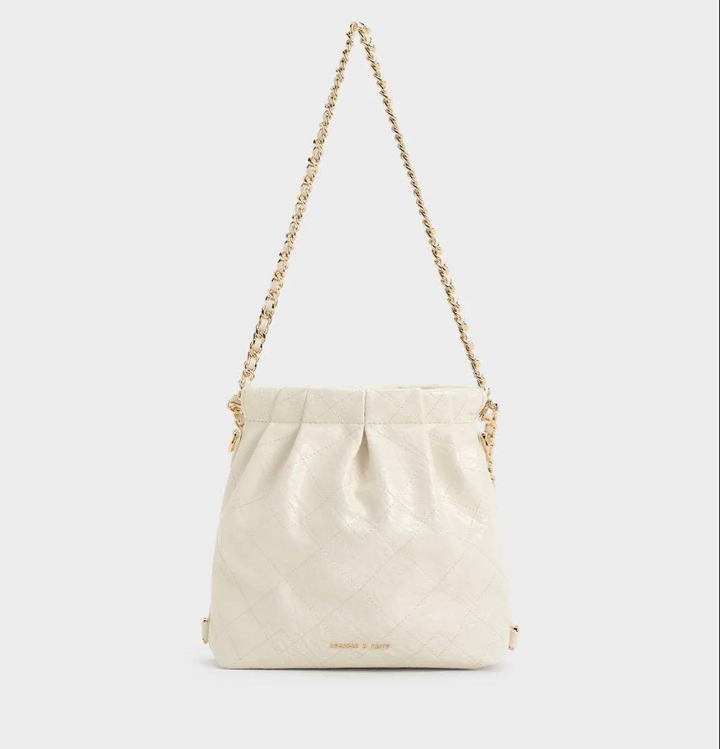 CHARLES & KEITH Duo チェーンハンドルツーベイバックパック