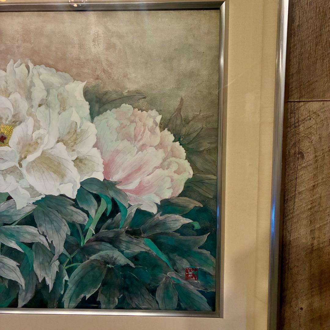 水彩画　春光