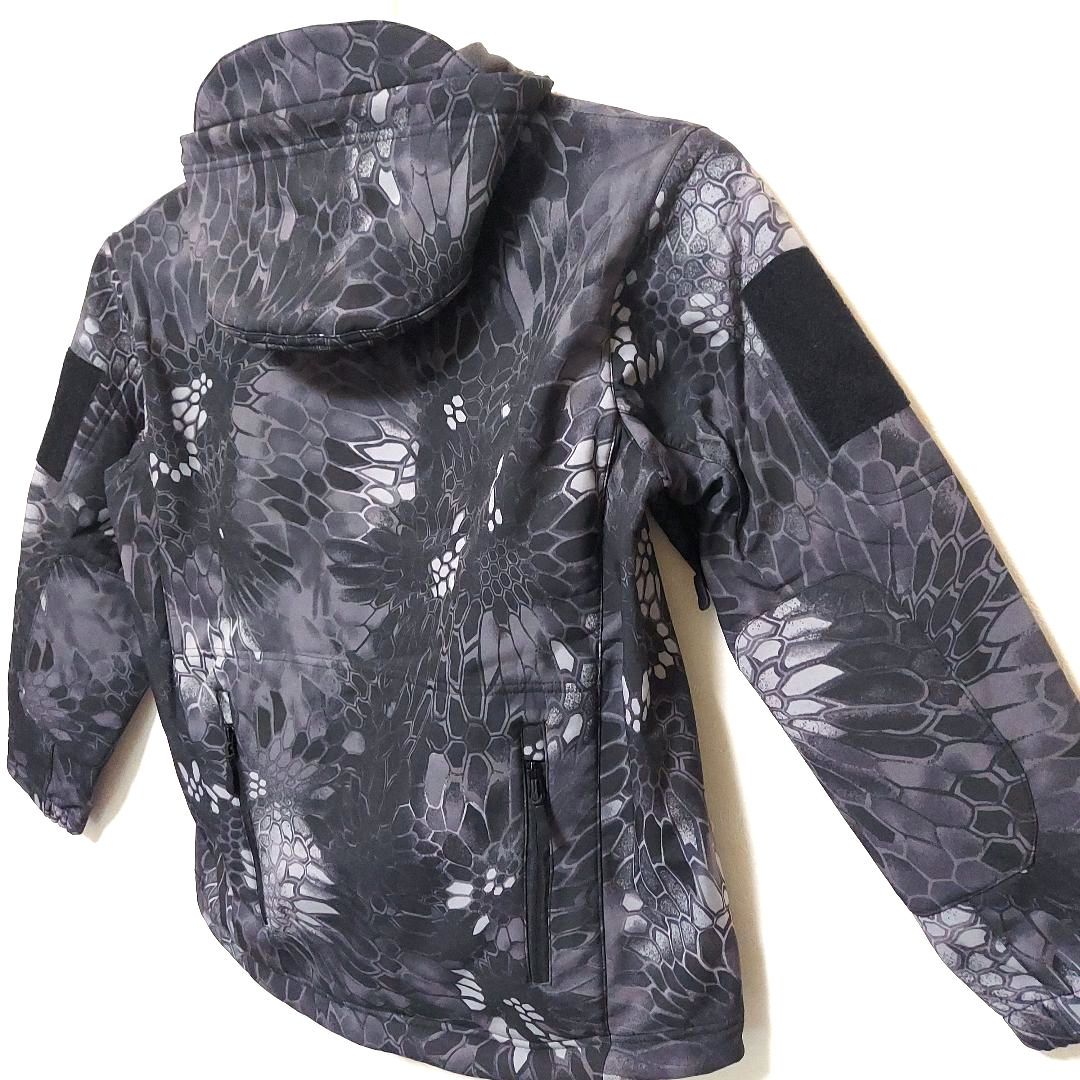 【新品・タグ付き】BDU タクティカルジャケット迷彩柄 長袖 フード付き