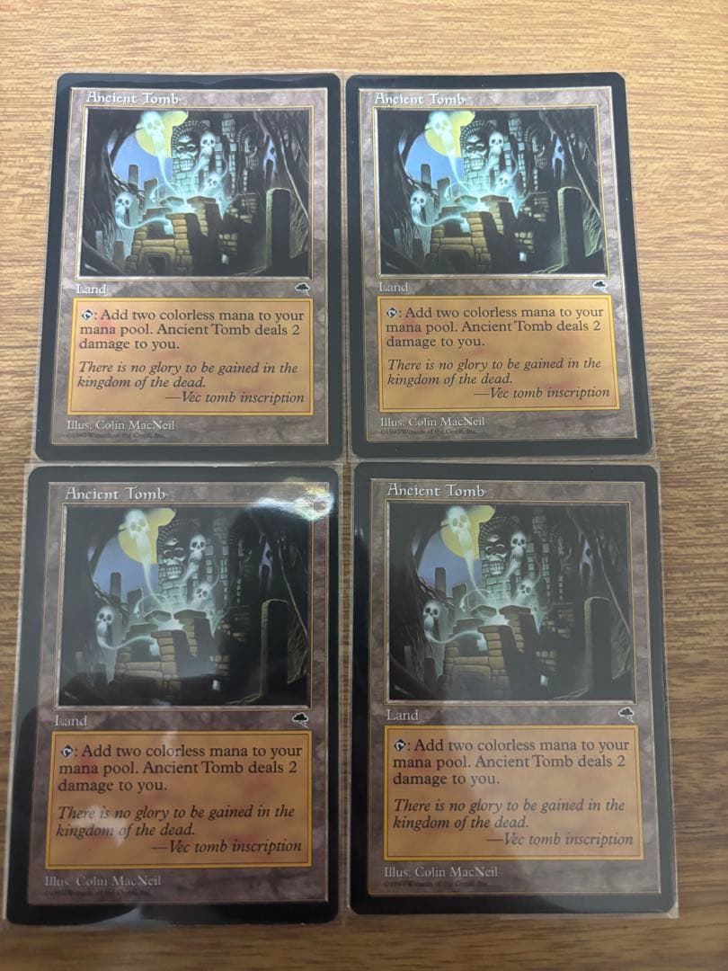 古えの墳墓 英語 4枚