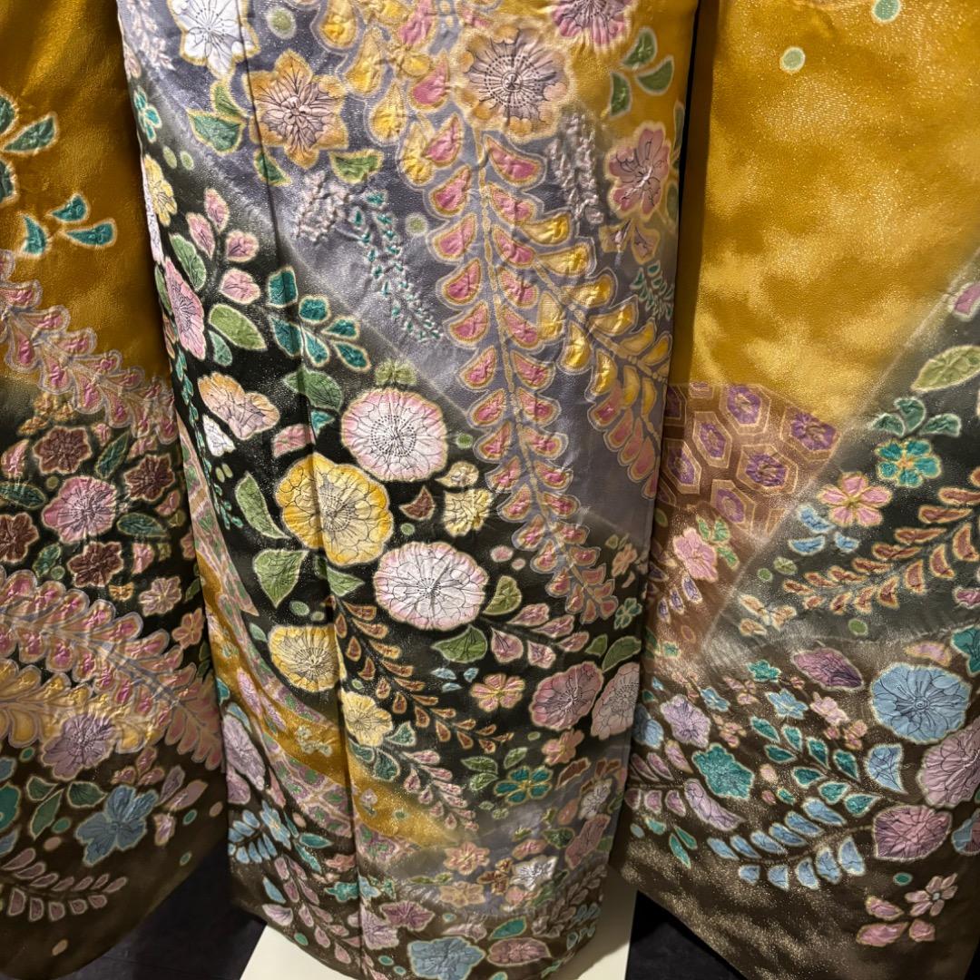 美白　辻ヶ花　金通し　花絞り　染分け　逸品　振袖　フルセット 振り袖