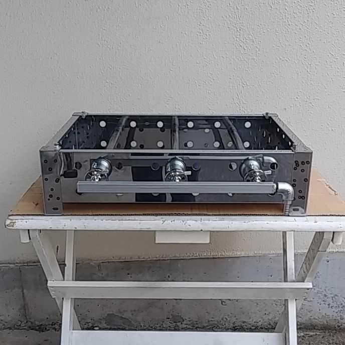キャンセル品のため特価 持手付 ６ミリ鉄板 LPガス グリドル BBQ イベント