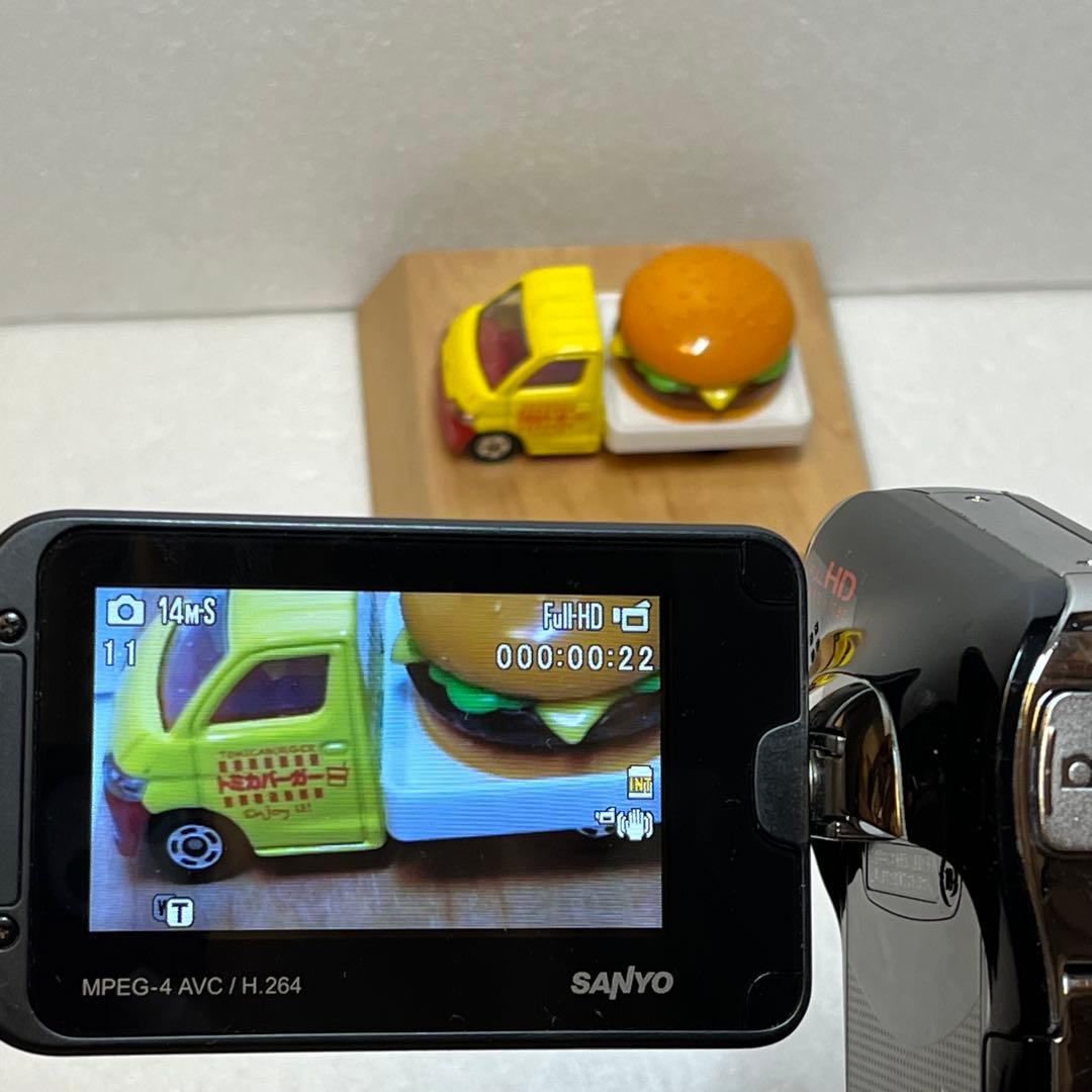 SANYOデジタルムービーカメラXacti DMX-CA100ブラック☆実動品☆