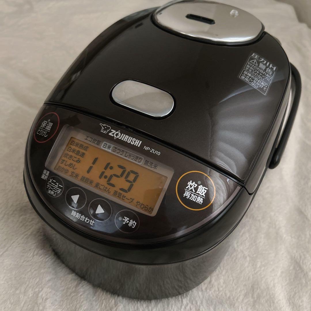 象印　Zojirushi NP-ZU10 炊飯器 ブラウン　美品