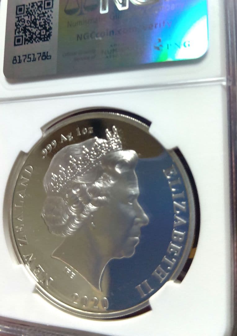 ngc 2020 ニュージーランド 東京オリンピック 1オンス　銀貨 1000枚