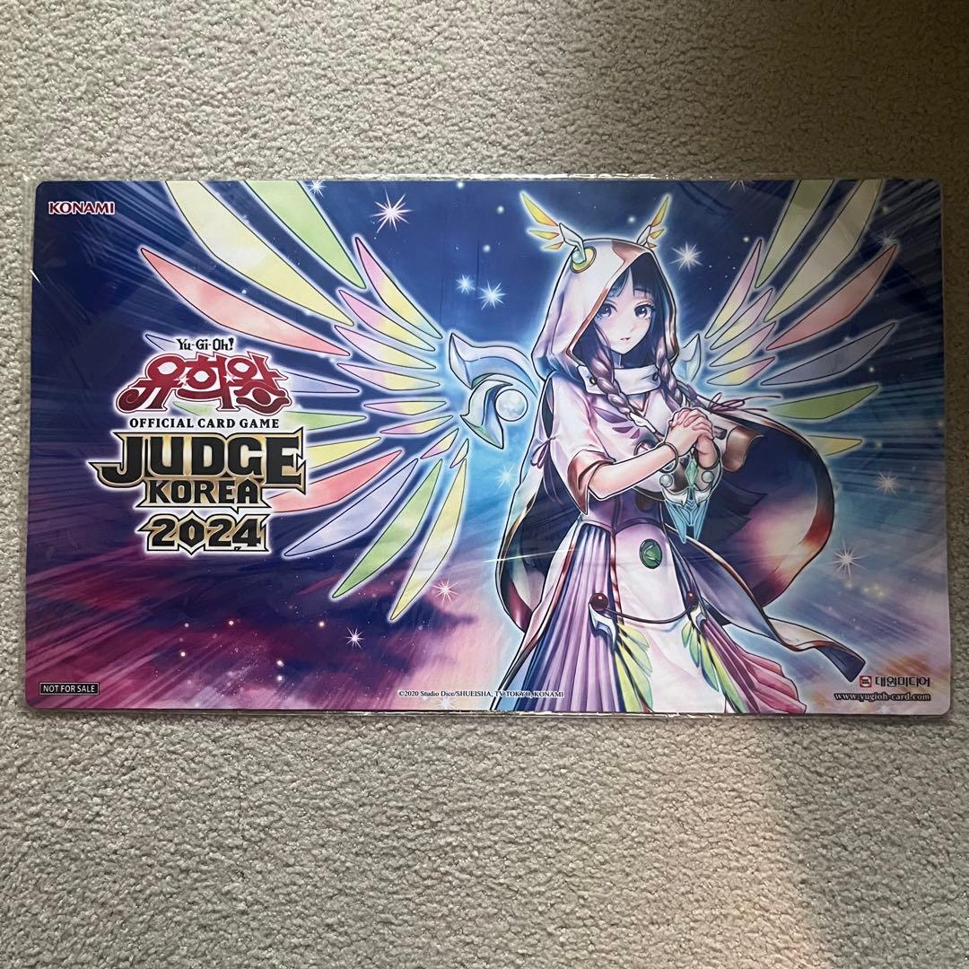 【希少】遊戯王　宣告者の神巫　プレイマット　未開封　韓国