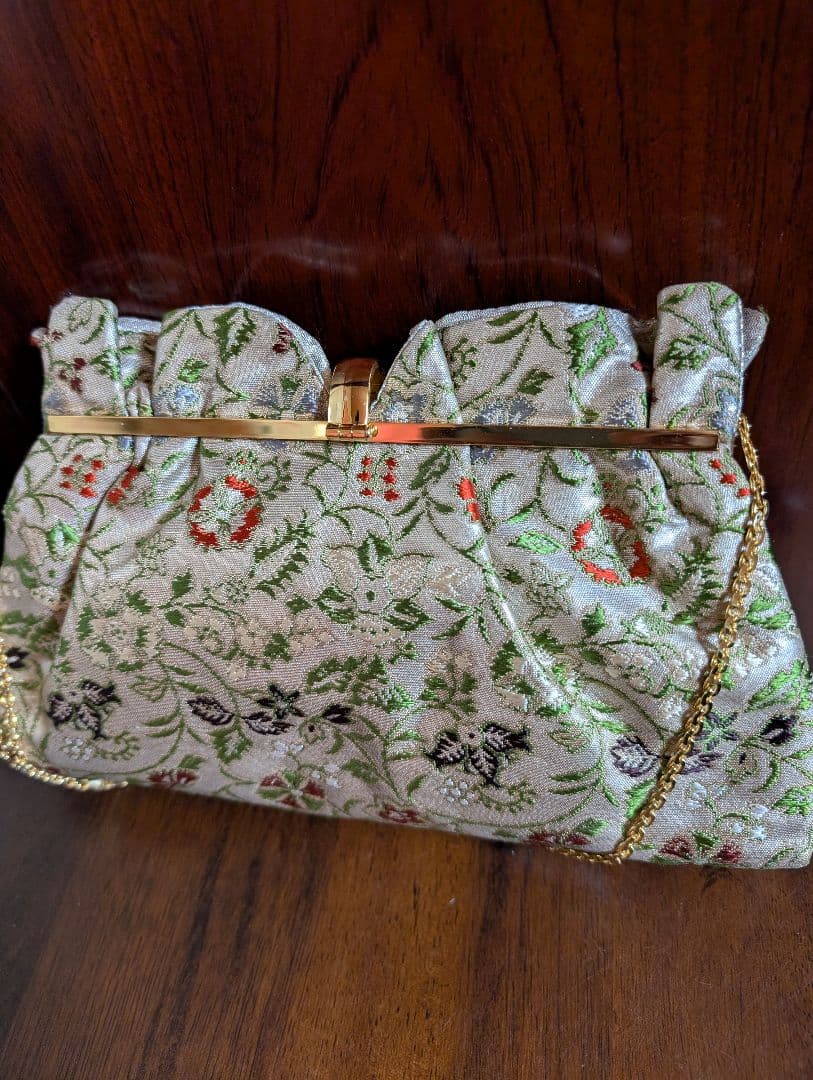 値下げしました　龍村普　バッグ 早雲寺文台裂　礼装、パーティー