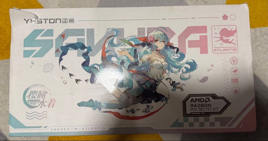 Yeston-Radeon RX9070XT 水着