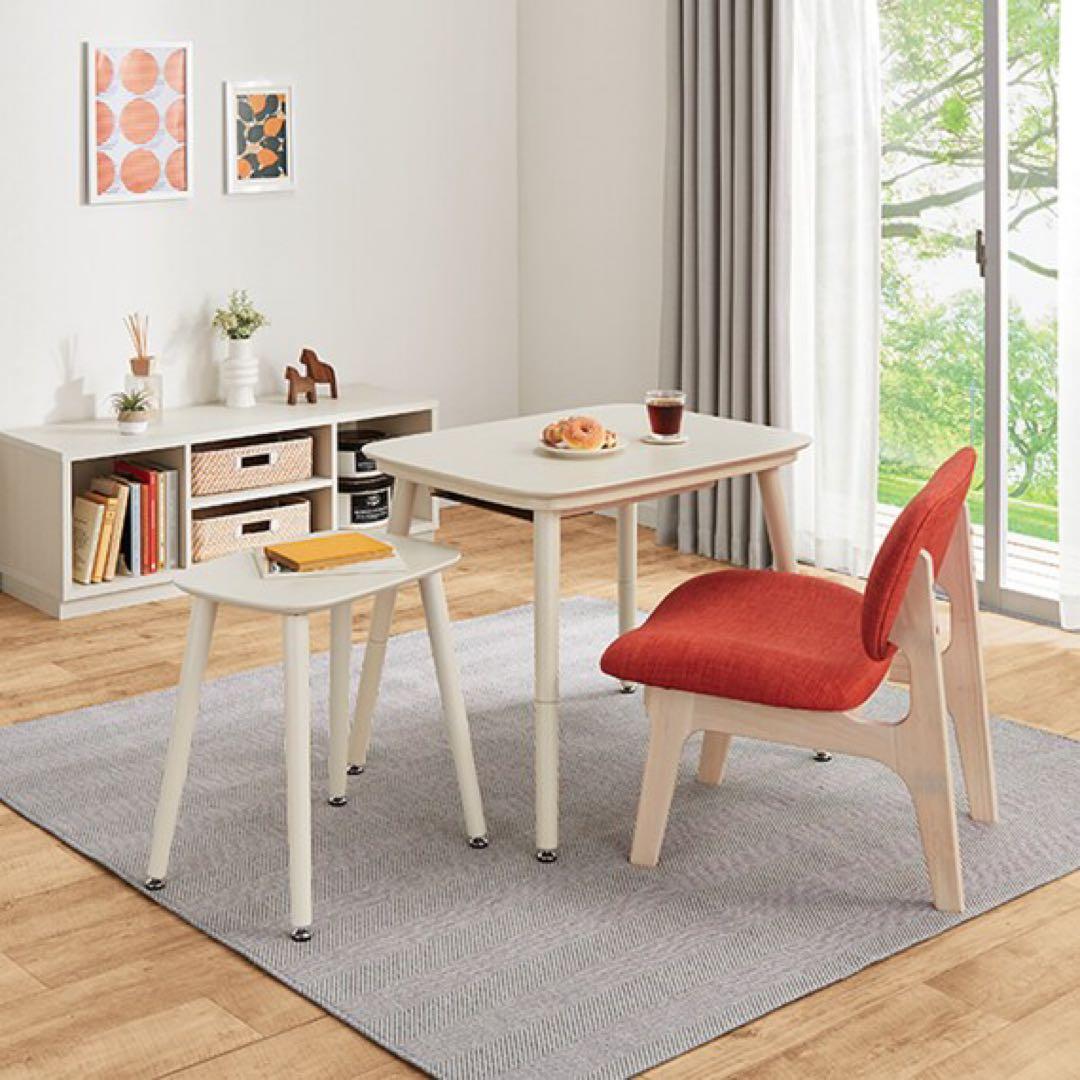 ニトリ　こたつテーブル　ホワイトウォッシュ