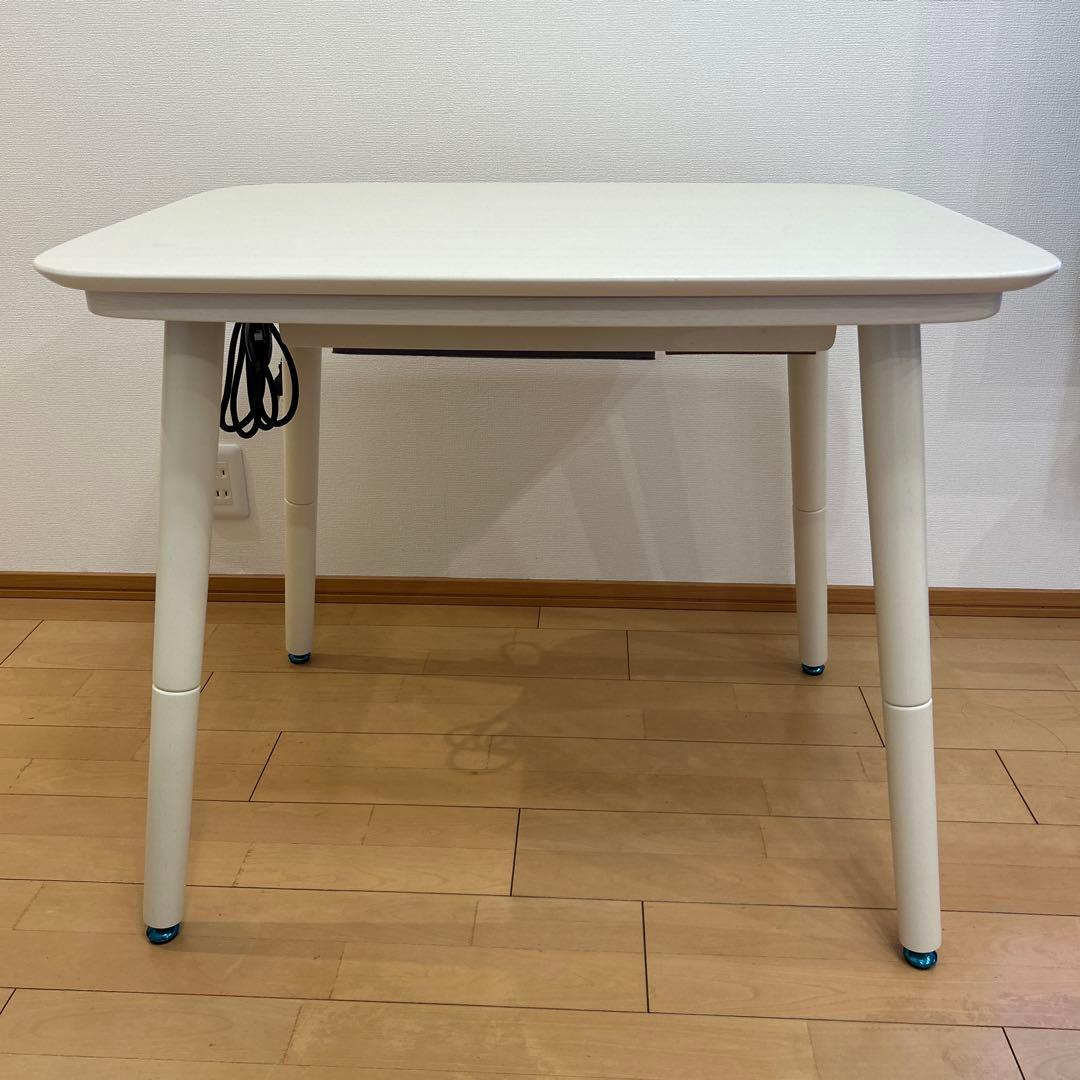 ニトリ　こたつテーブル　ホワイトウォッシュ