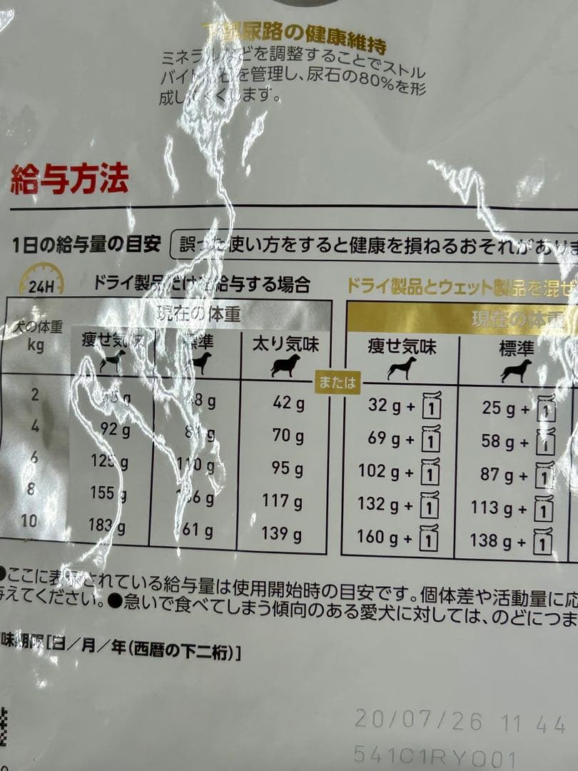 ロイヤルカナン犬用 ユリナリーS/O エイジング7＋ 3kg 1袋
