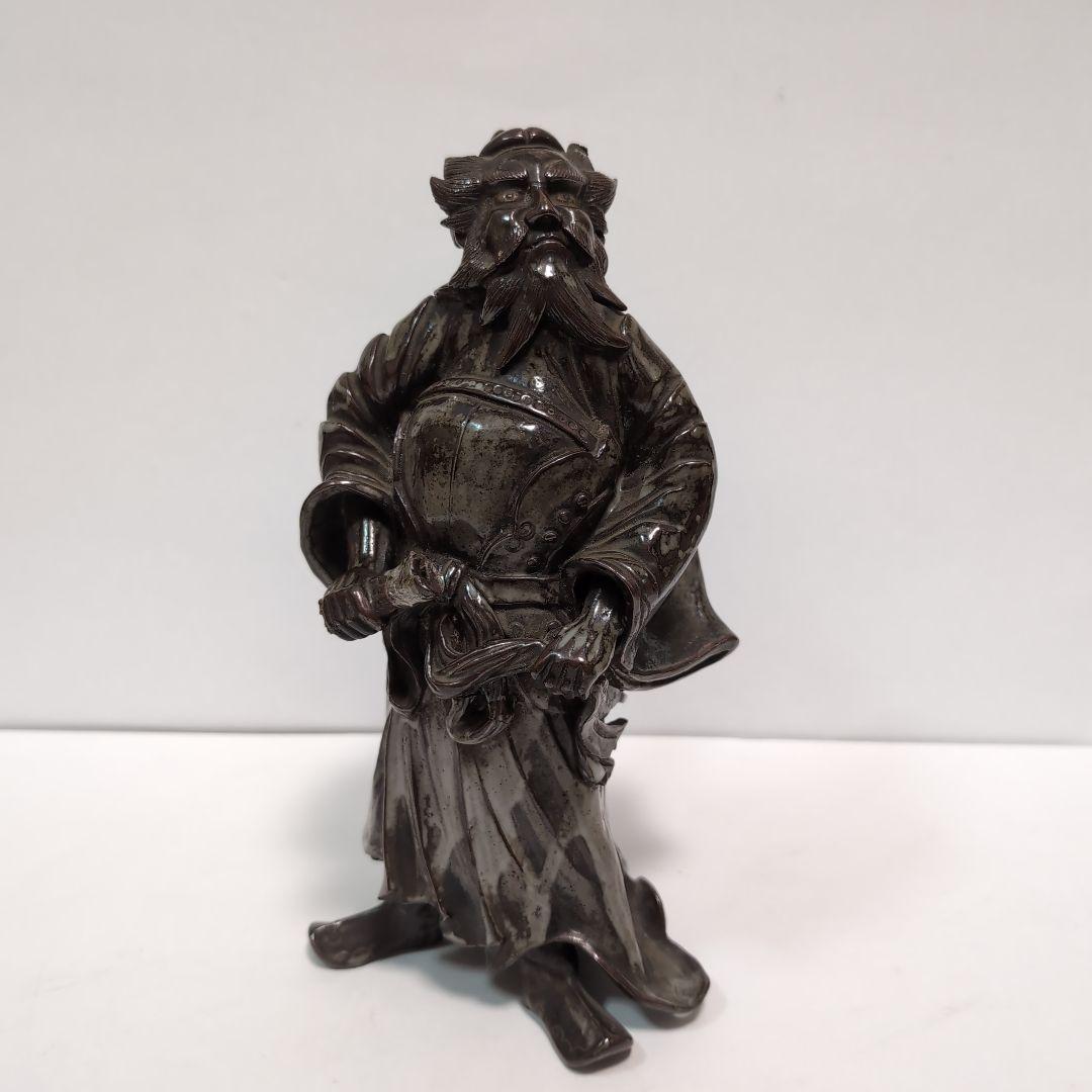 【骨董品】備前焼　鐘馗