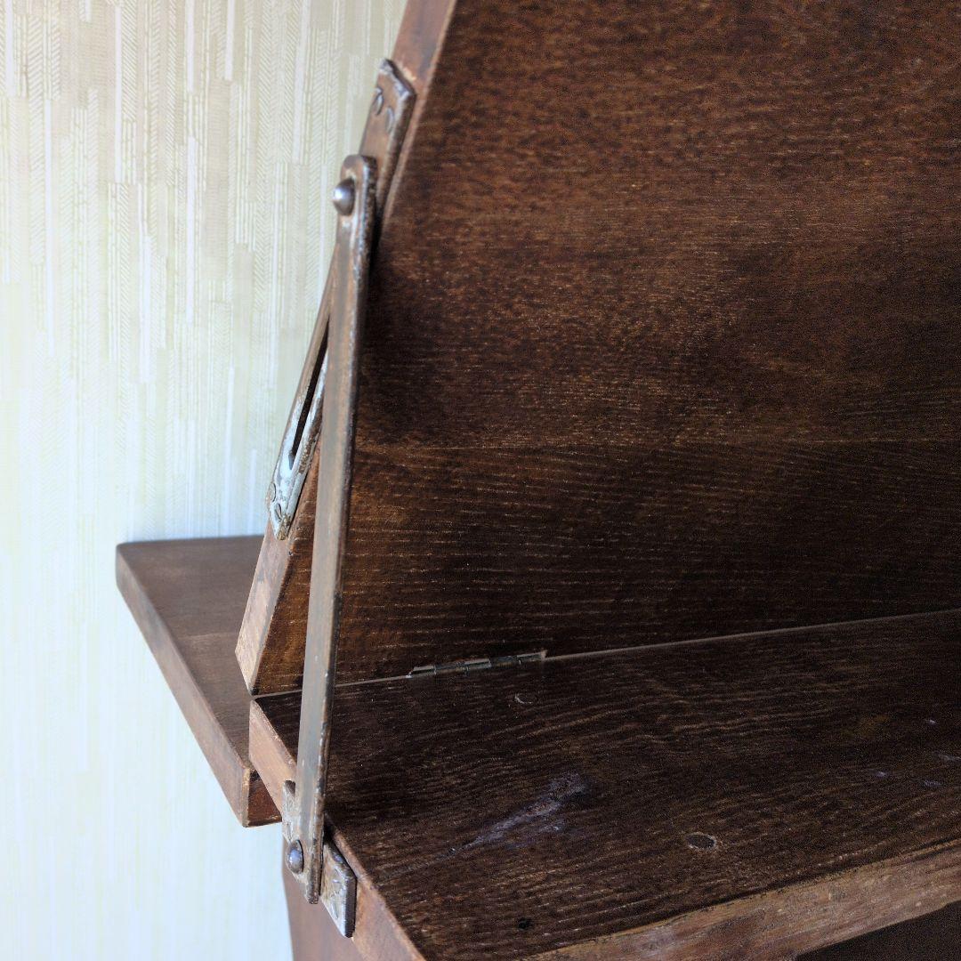 アンティーク古道具　戦前音楽譜面台テーブル　机
