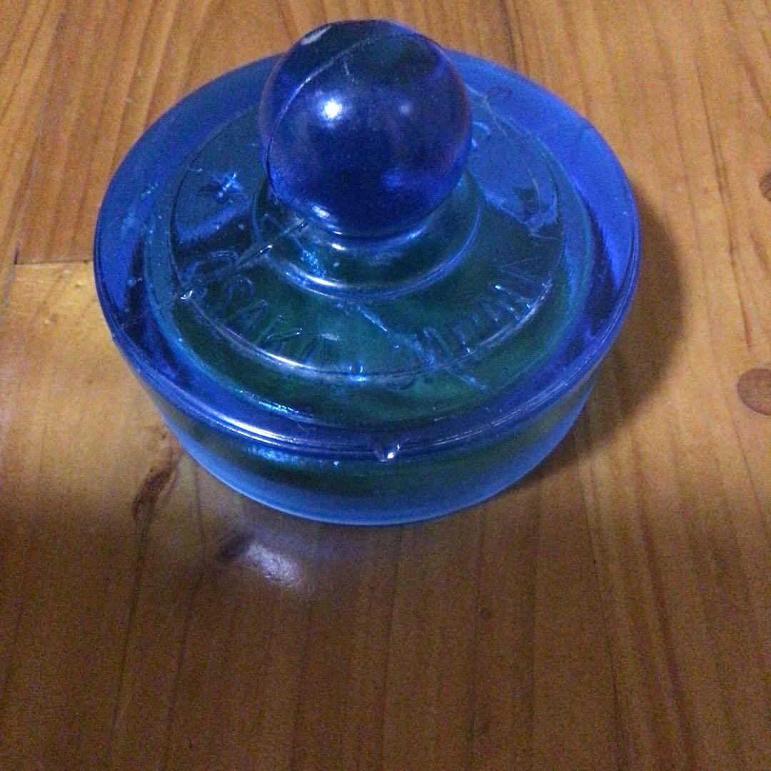 ガラス瓶　インテリア　昭和レトロ　OSAKA、JAPAN、SHIMADA