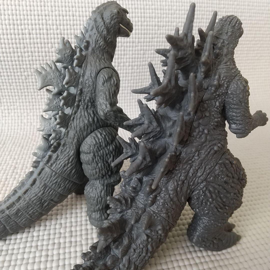 ゴジラ10体〈ゴールド/シルバー/新旧対決/ピンク/巨大異形/富士山〉ソフビ