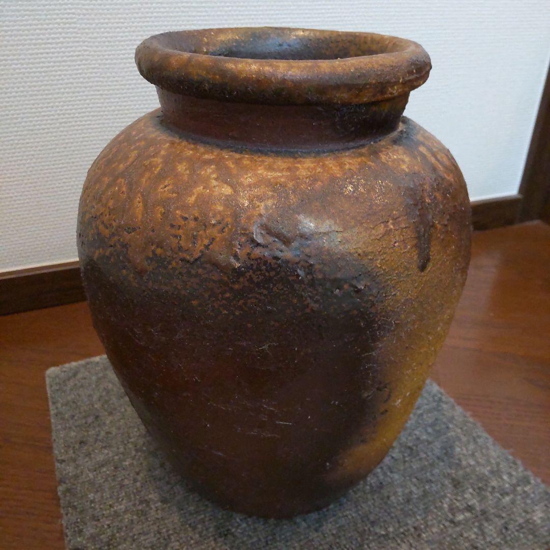 黒備前　小壺　備前焼　32