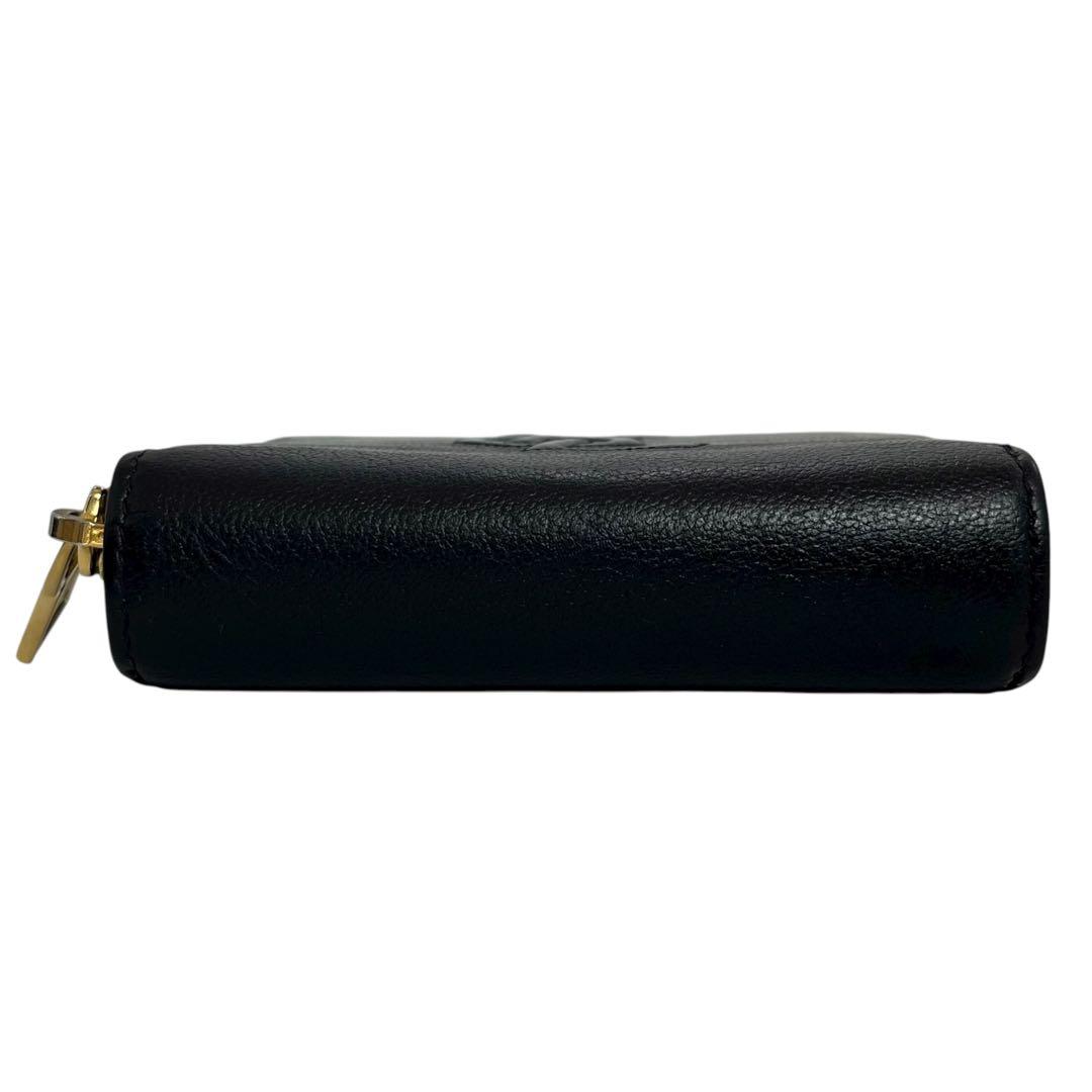 希少✨サンローラン 二つ折り財布 リヴゴージュ YSL レザー ブラック