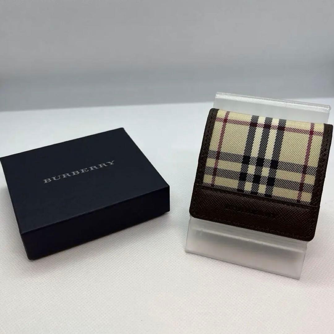 【極美品】 BURBERRY バーバリー ノバチェック ケース 小銭入れ