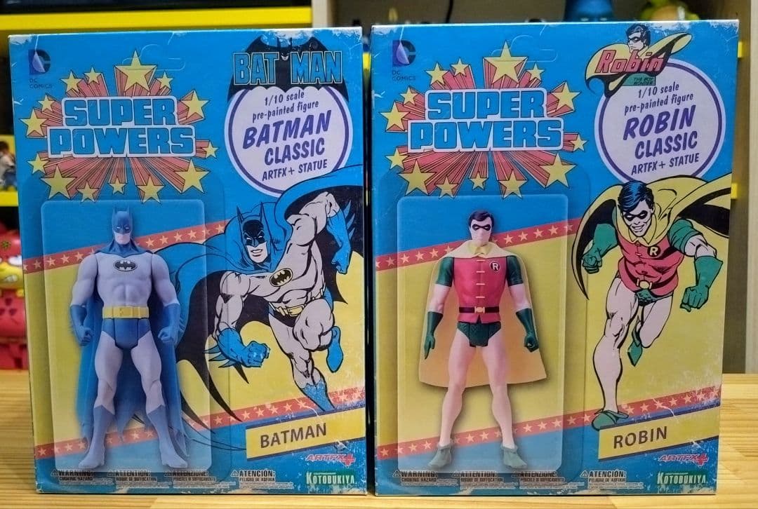 コトブキヤ　ARTFX+ スーパーパワーズ クラシックス　4セット　バットマン