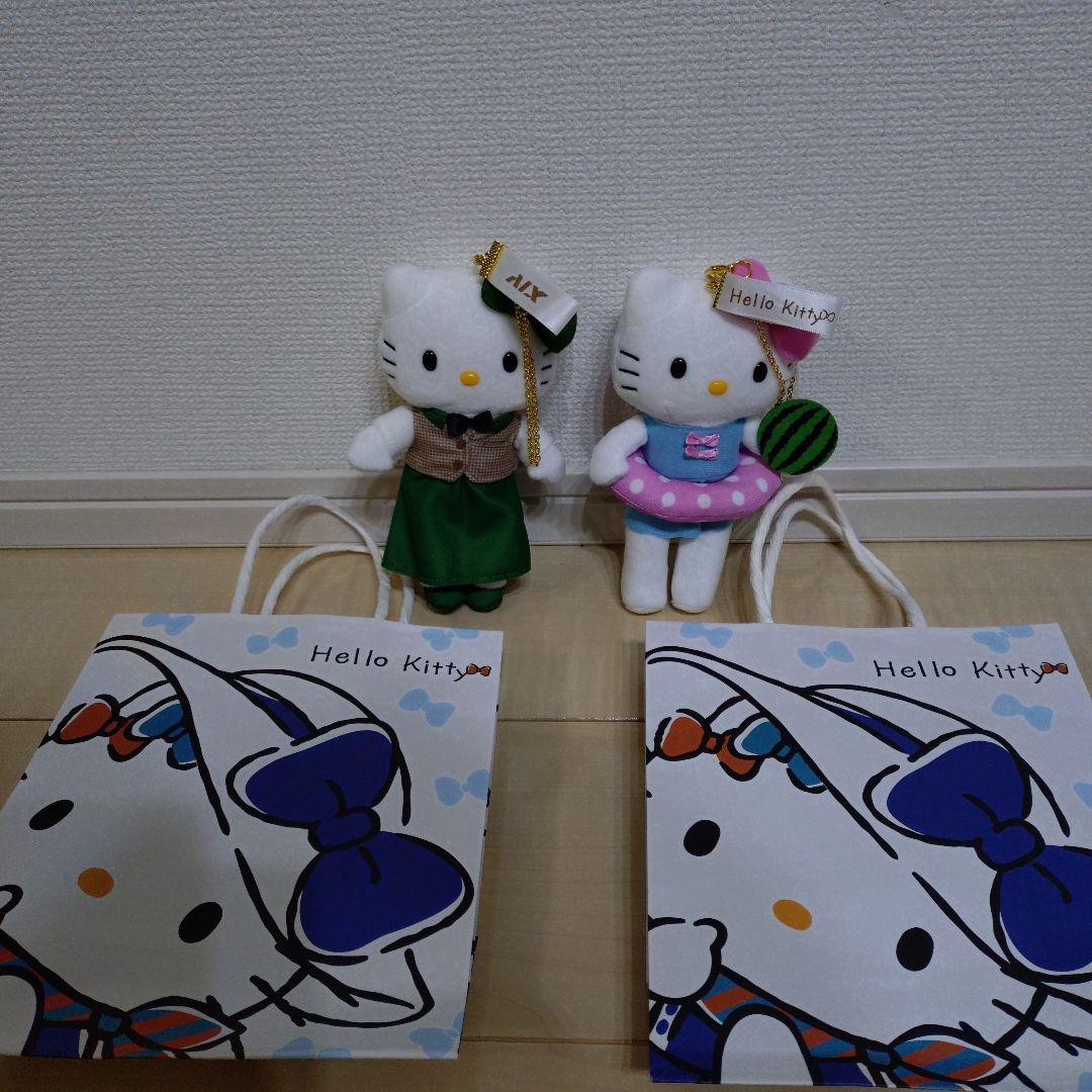 ハローキティ ぬいぐるみキーホルダー セット