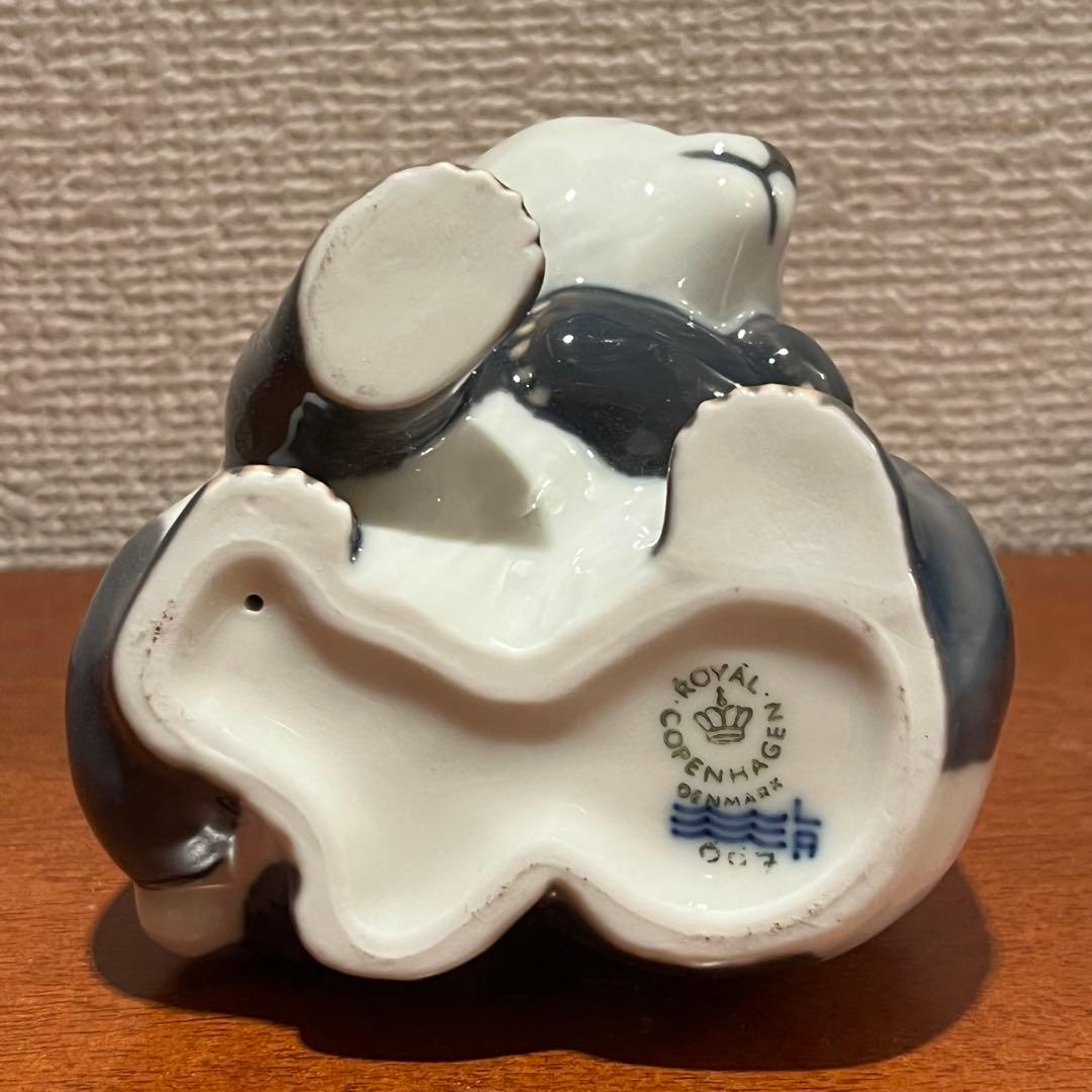 美品　双子　パンダ　ロイヤルコペンハーゲン　フィギュリン　人形　陶器　置物