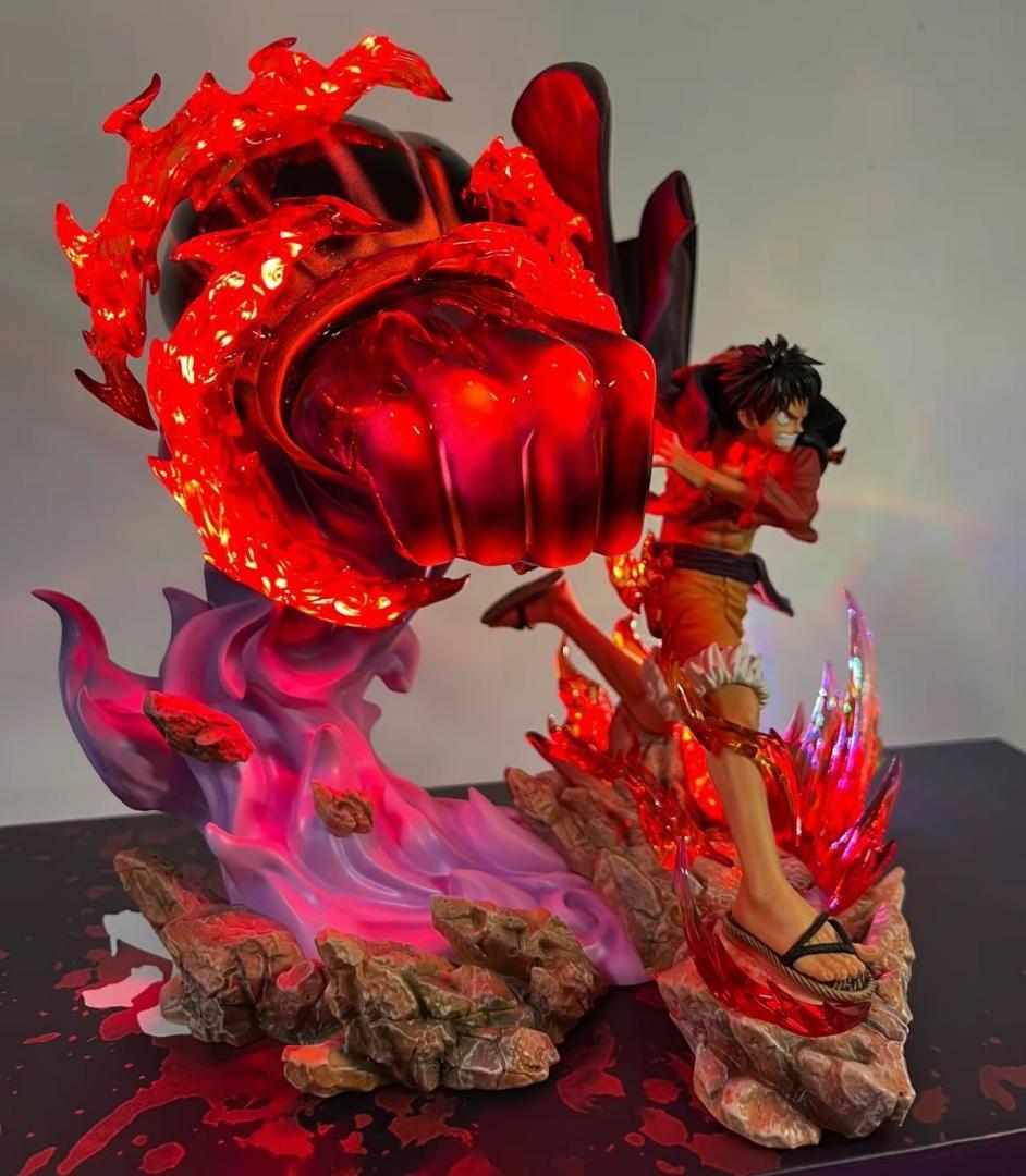 ワンピース LX 業火ルフィ ガレージキット ガレキ スタチュー フィギュア