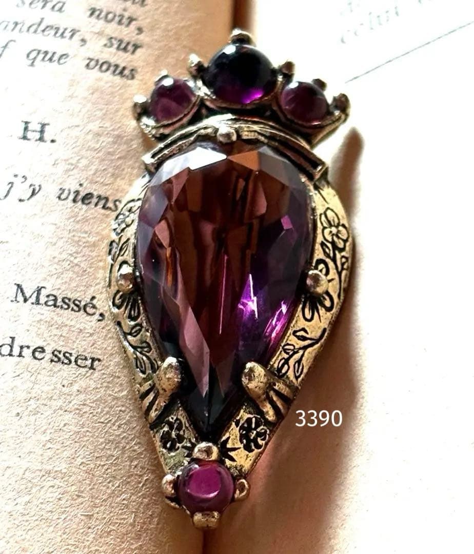 3390ヴィンテージ☆英国/MIRACLE/Luckenbooth/ブローチ