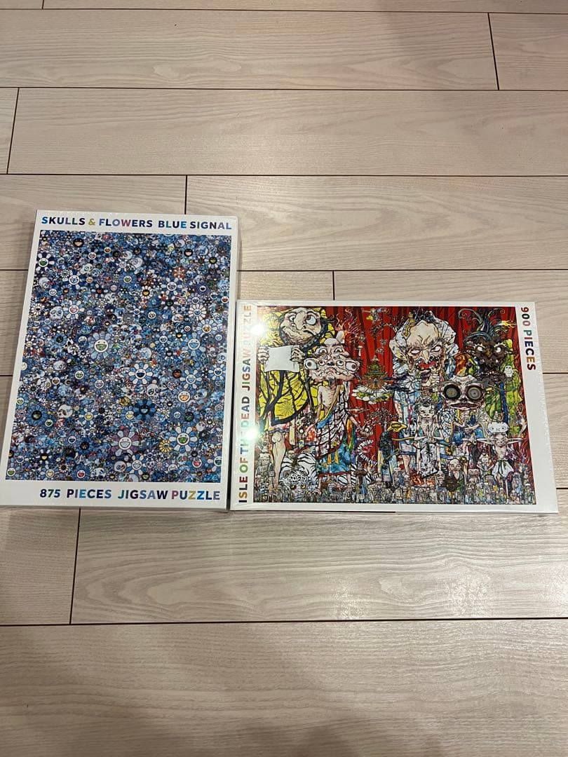 スカル＆フラワー875ピースとデッドアイランド900ピース