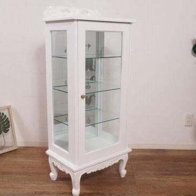 ichefアンティーク ガラス キャビネット　コレクションボード　飾り棚