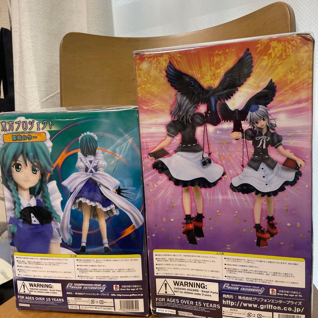 東方プロジェクト　咲夜　射命丸　フィギュア　セット売り