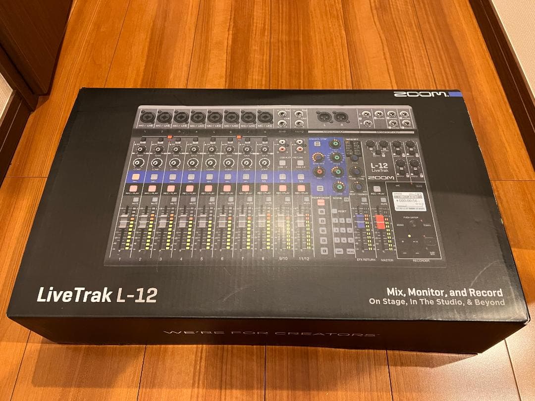 ZOOM LiveTrak L-12 USBケーブル・SDカード(4G)付き