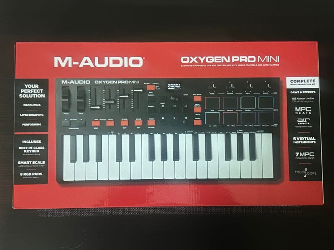 【未登録】M-AUDIO OxygenProMini 付属ソフト全て使えます