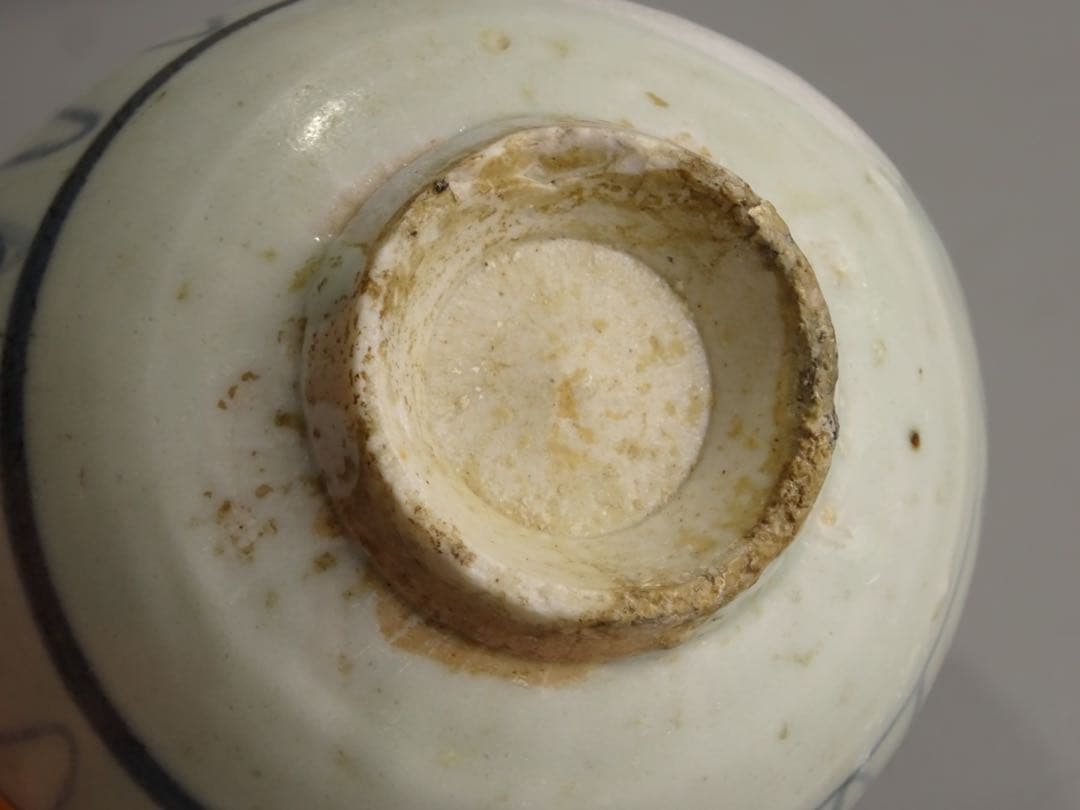 江戸時代　前期　初期伊万里　染付　網手　小碗　箱付　茶碗　酒器　片口としても