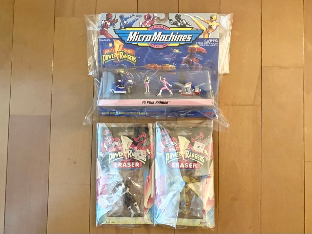 パワーレンジャー マイクロマシーンズ 消しゴム ジュウレンジャー フィギュア