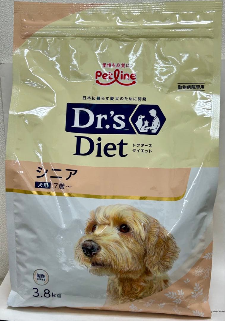 tom⭐︎さん用ドクターズ 犬用 避妊去勢用とシニア 3.8kg 1袋ずつ