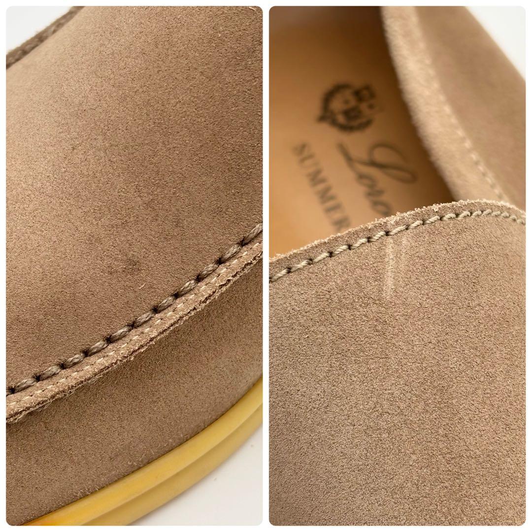 ロロピアーナ サマーウォーク モカシン ローファー ベージュ