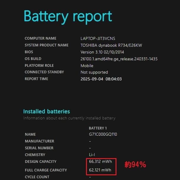 美品！Dynabook R734/E26KW 第4世代Core i5 [373]