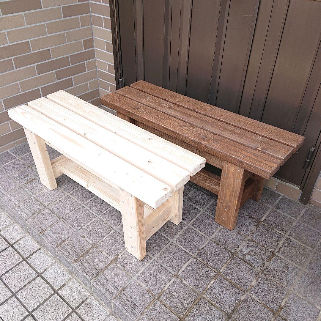 ベンチ　木製　９０cmタイプ　丈夫　多目的　踏み台　椅子　スツール 屋外用