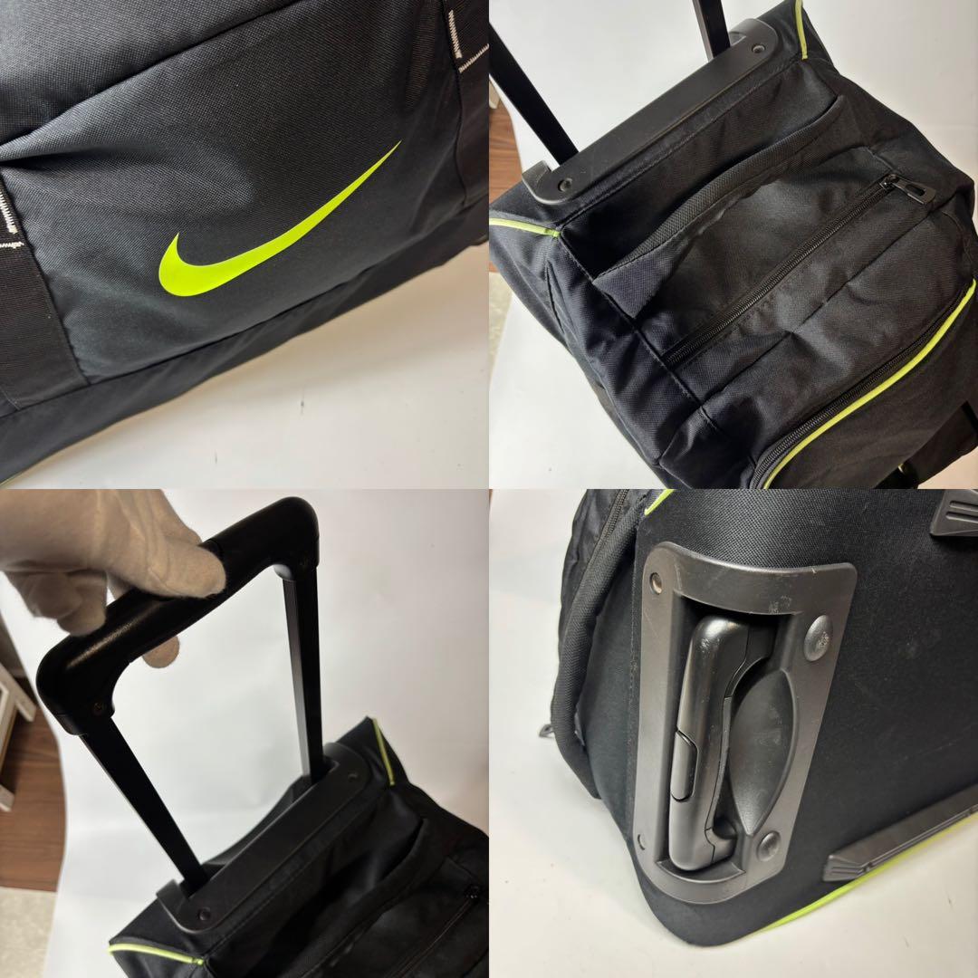 レアサイズ ナイキ キャリーケース 2輪 軽量 黒　イエロー　ゴルフ　遠征
