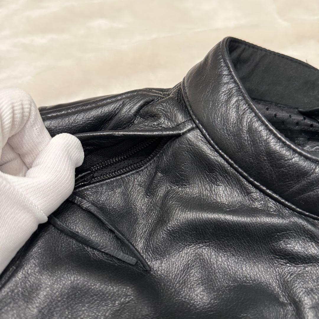 激レア★ハーレーダビットソン　レザージャケット　シングルライダース　本革　黒