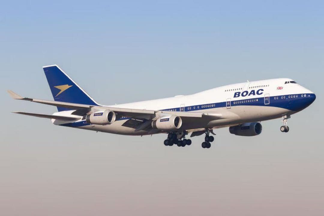 BA Airlinertags B747-400 コンビ色