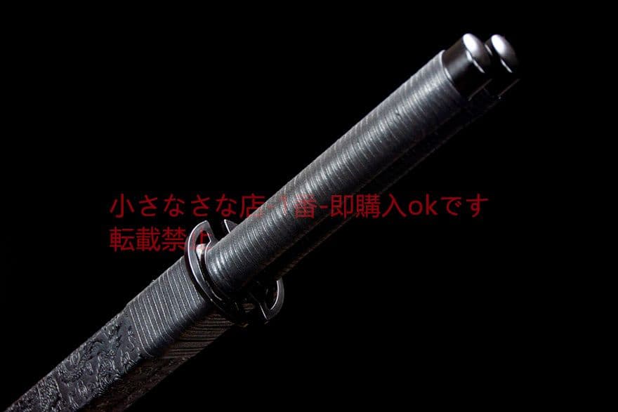 暗黙双刀-高性能マンガン鋼（黒ずみ）古兵器 武具　刀装具　日本刀　模造刀 居合刀