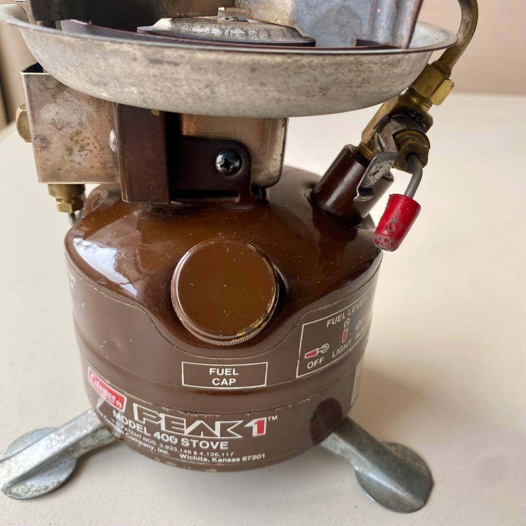 Coleman PEAK 1 MODEL 400 茶コールマンバーナー ピーク1