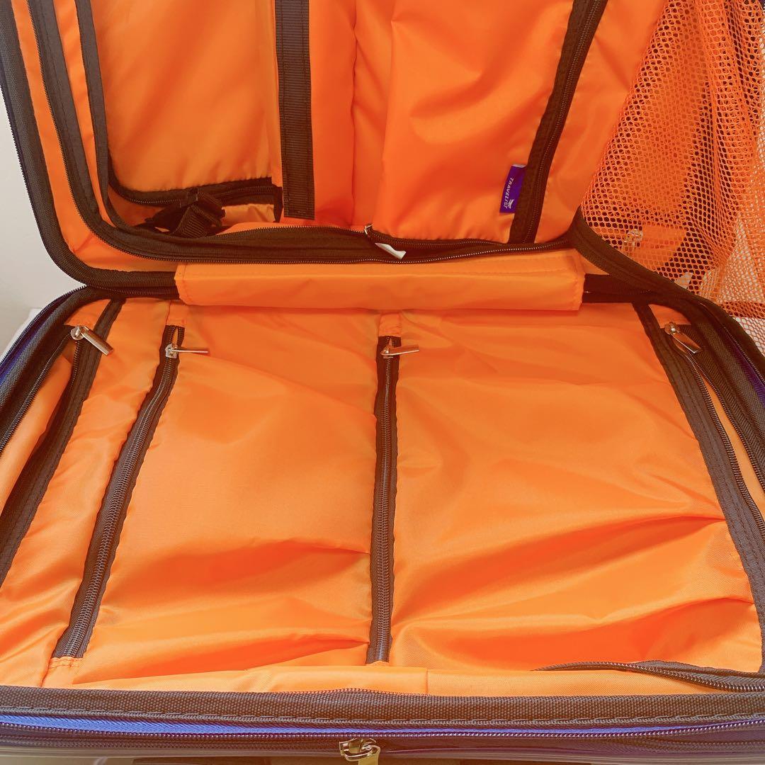 トラベリスト スーツケース フロントオープン　拡張機能あり　35L （43L)