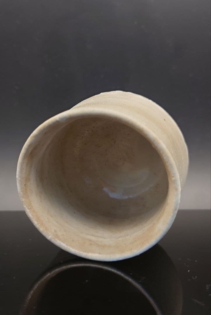 梶原靖元　雲泥杯　粉引　ぐい呑　雲岱里