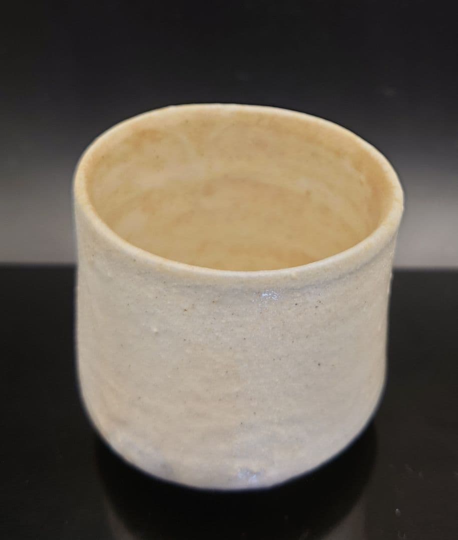 梶原靖元　雲泥杯　粉引　ぐい呑　雲岱里