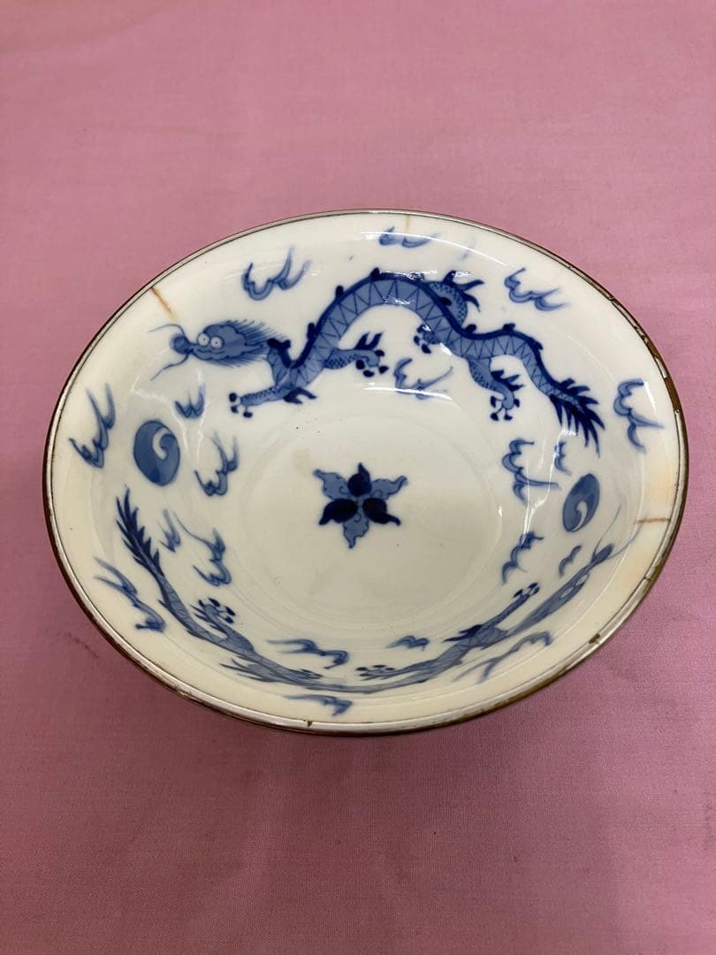 龍柄茶碗2点